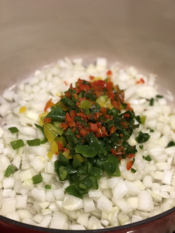 Onion and Peppers