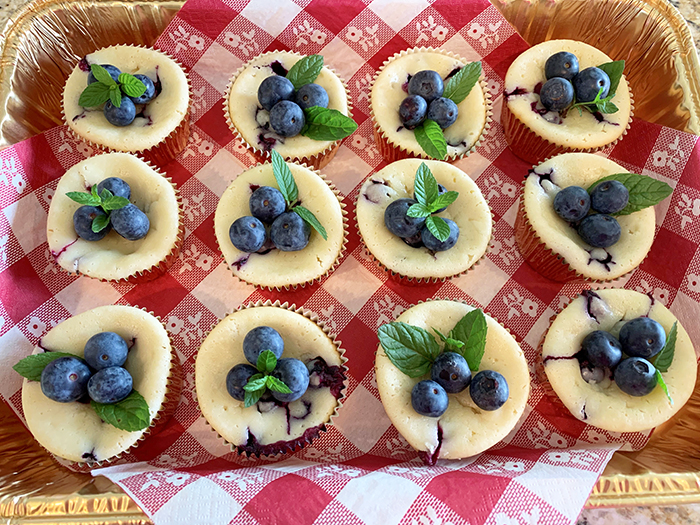 An image of Blueberry Cheesecake Cupcakes