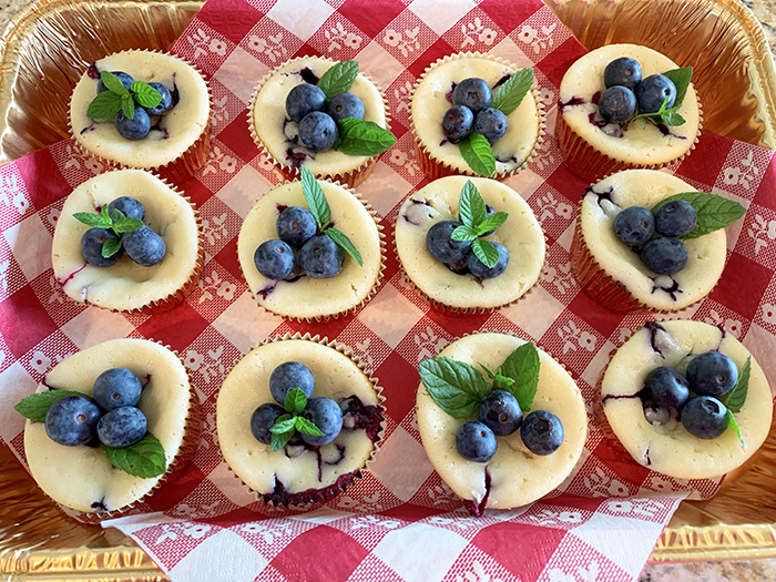 An image of Blueberry Cheesecake Cupcakes
