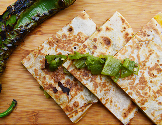 Hatch Chile Grilled Quesadilla