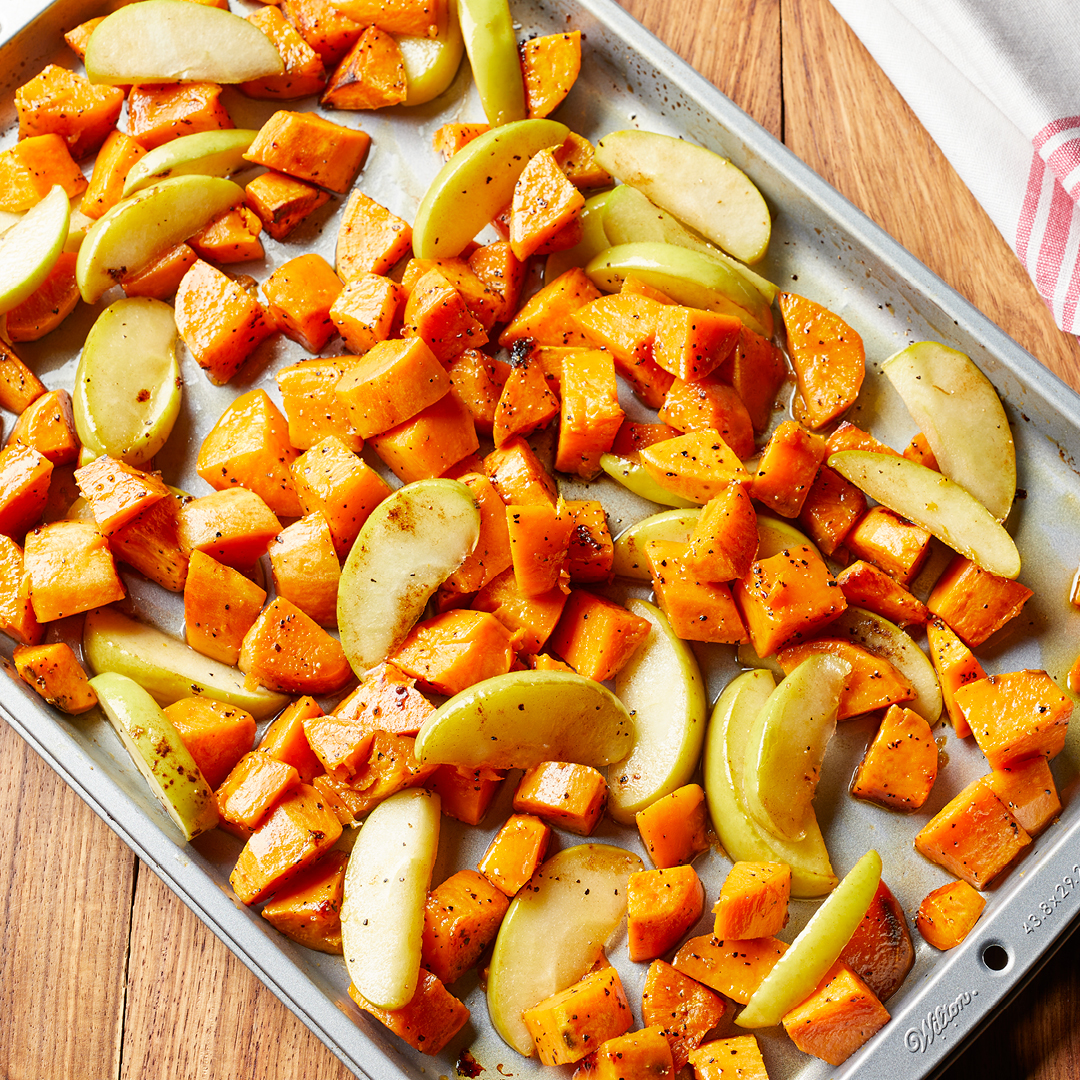 Roasted Sweet Potatoes and Apples Brookshire Brothers