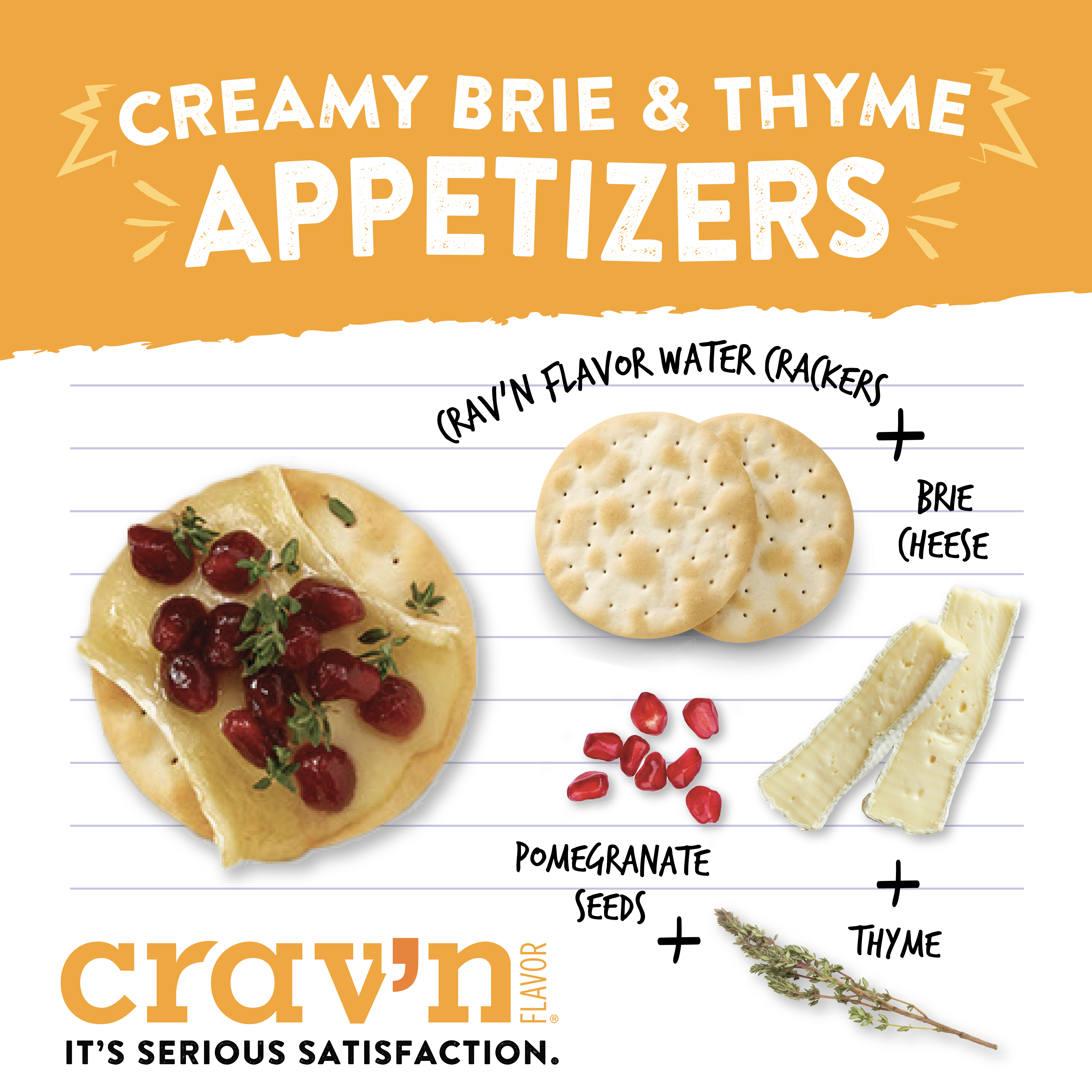 Creamy Brie & Thyme Appetizers