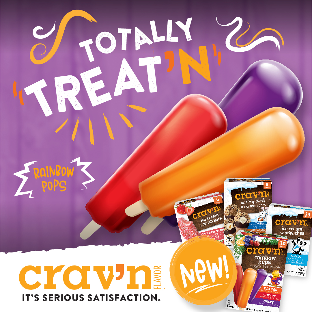Crav'n Flavor Novelty Ice Creams