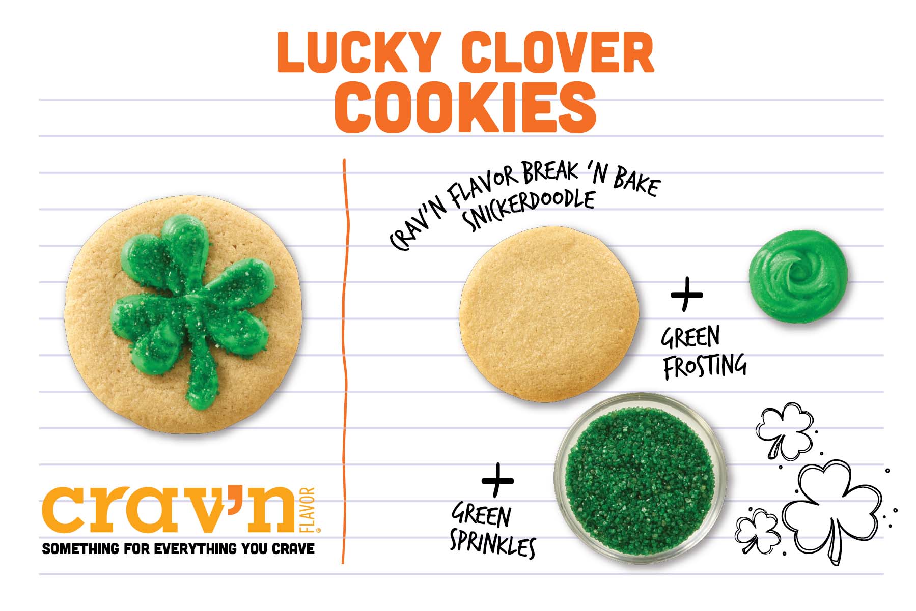 Lucky Clover Cookies