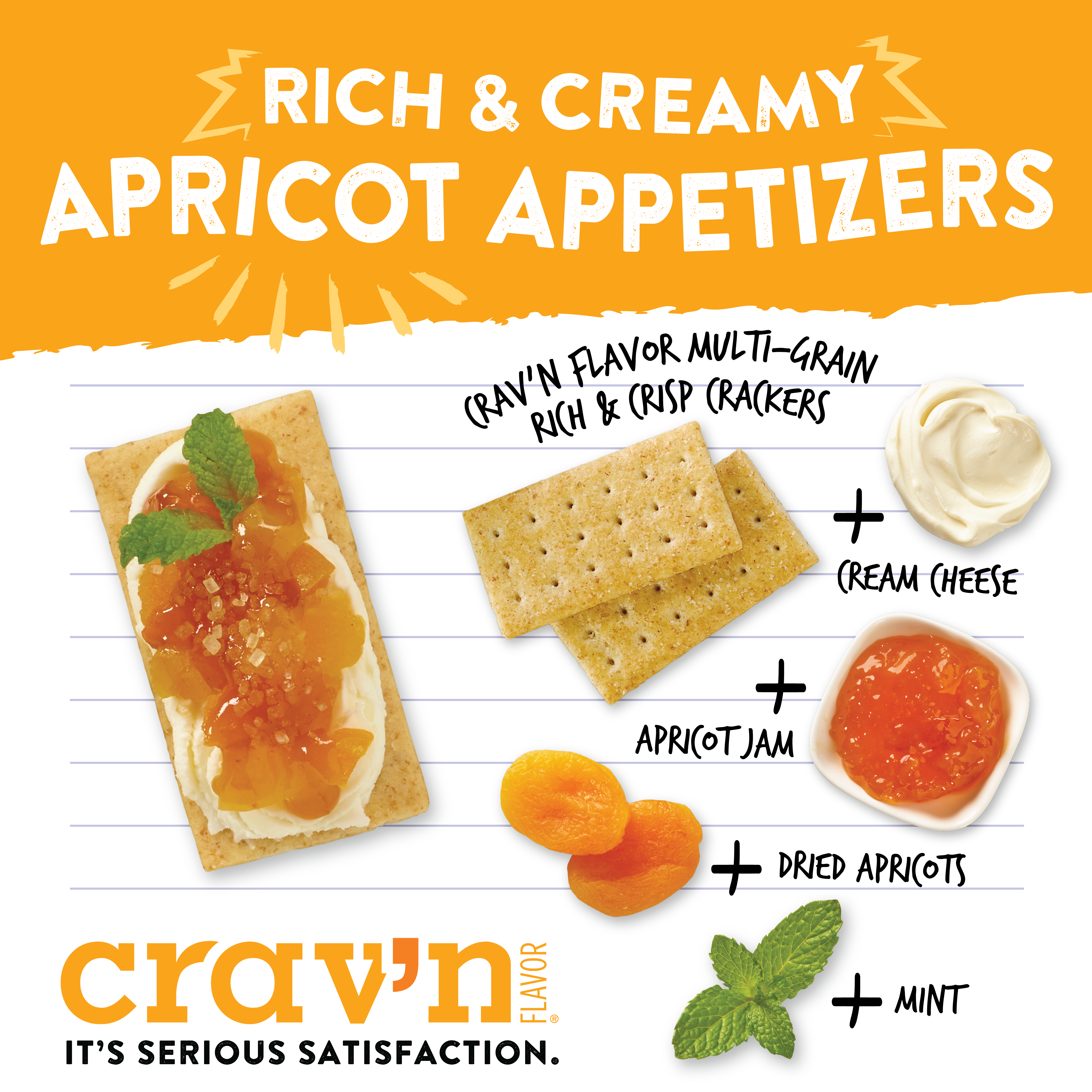 Rich & Creamy Apricot Appetizers