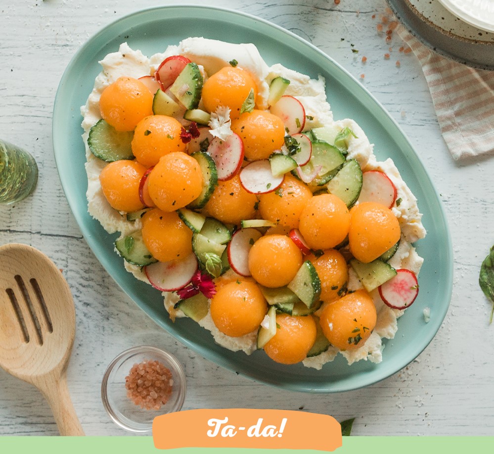 Melon Ricotta Salad