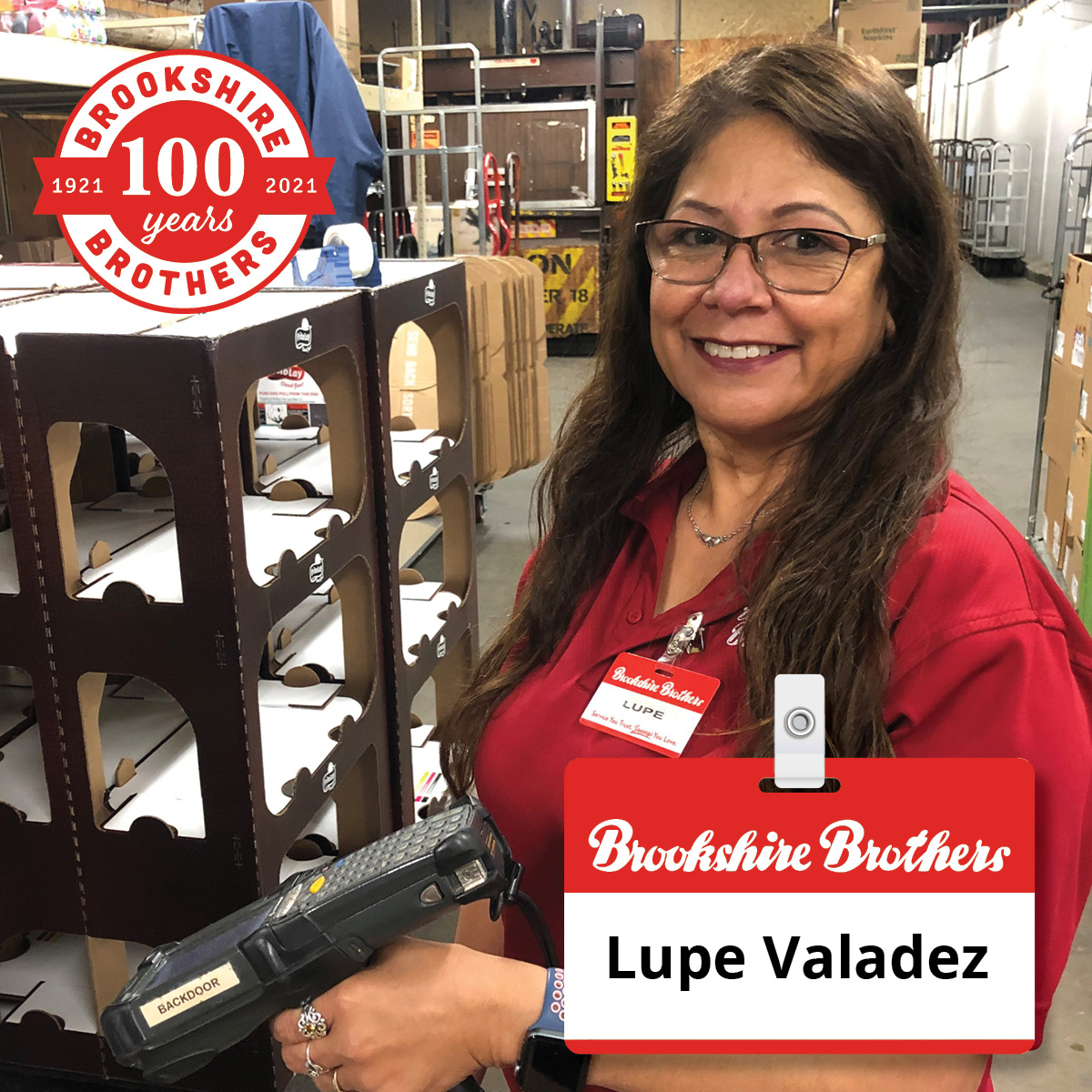 Lupe Valadez - Employee Kudos - Navasota, TX - Woman working in a grocery store