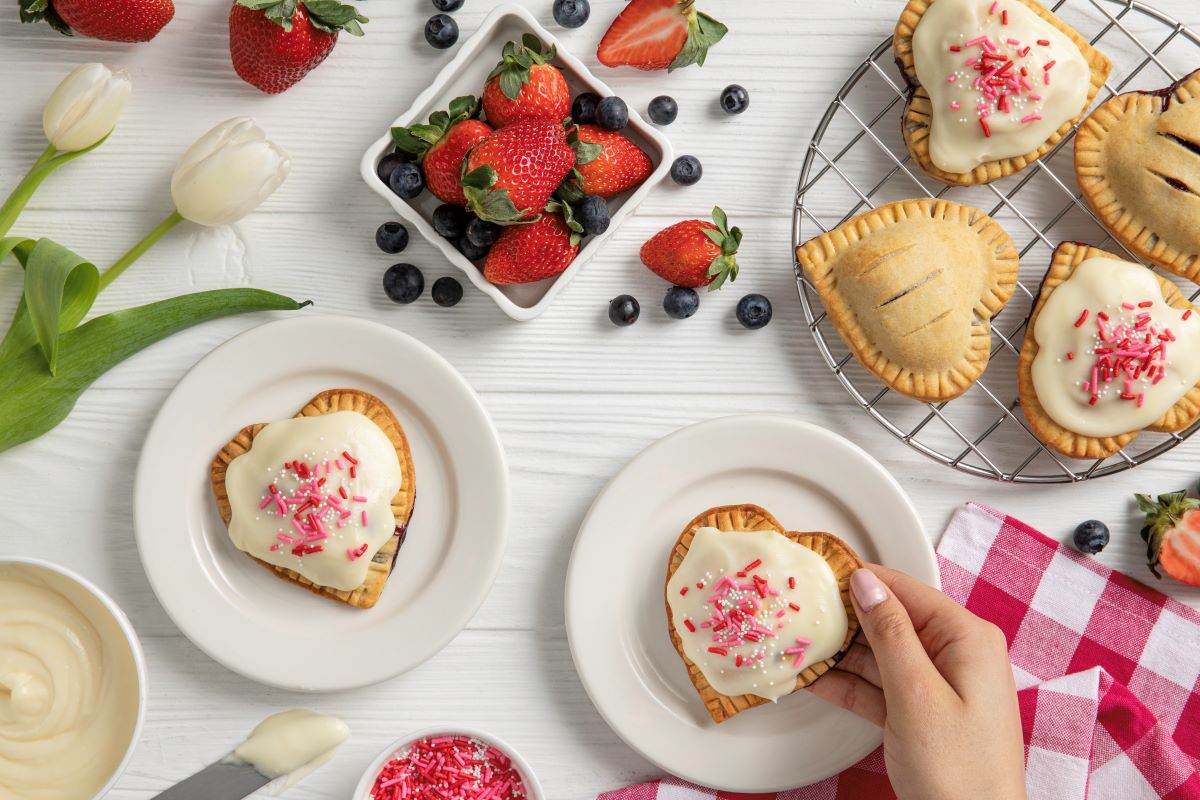 Heart-Shaped Berry Hand Pies