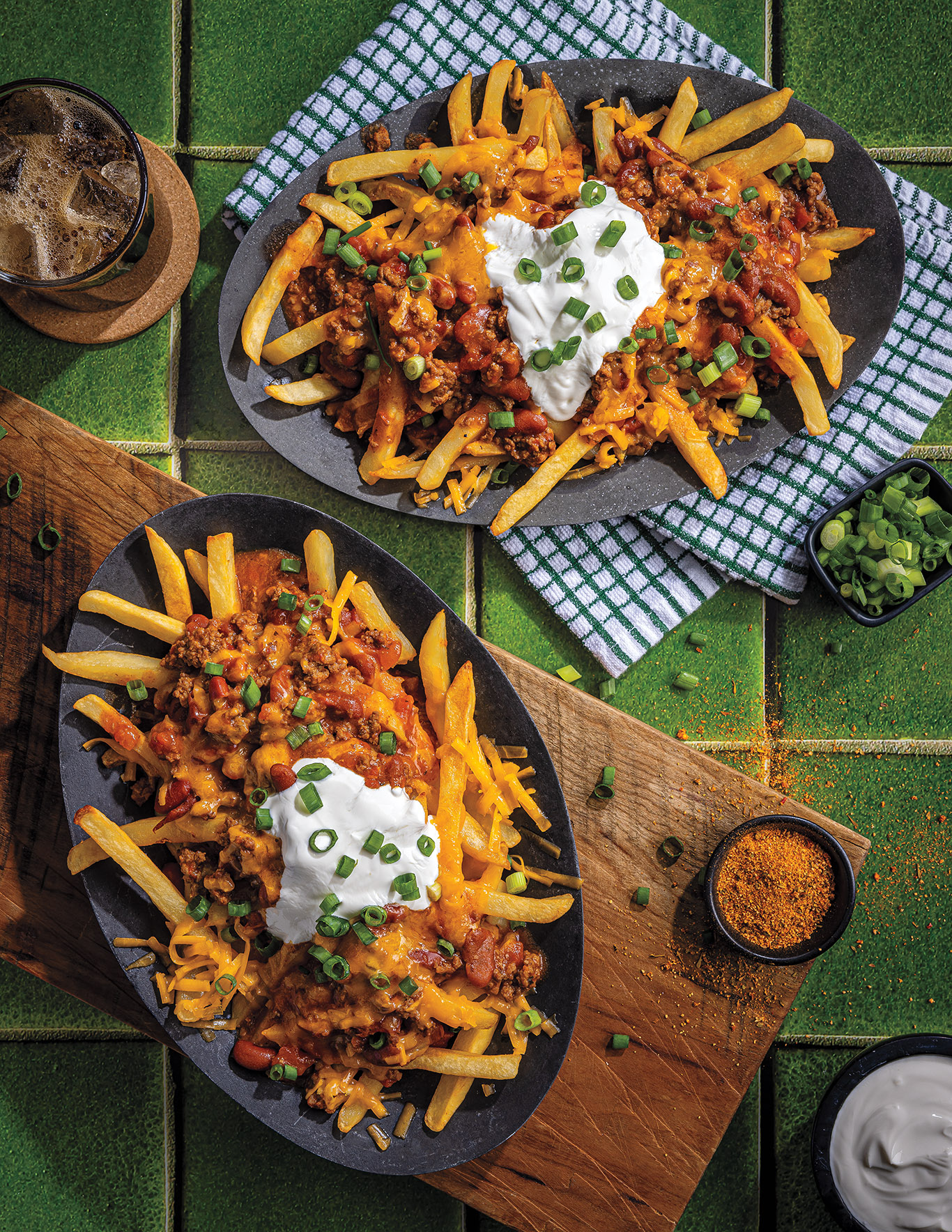 Slow Cooker Chili-Cheese Fries