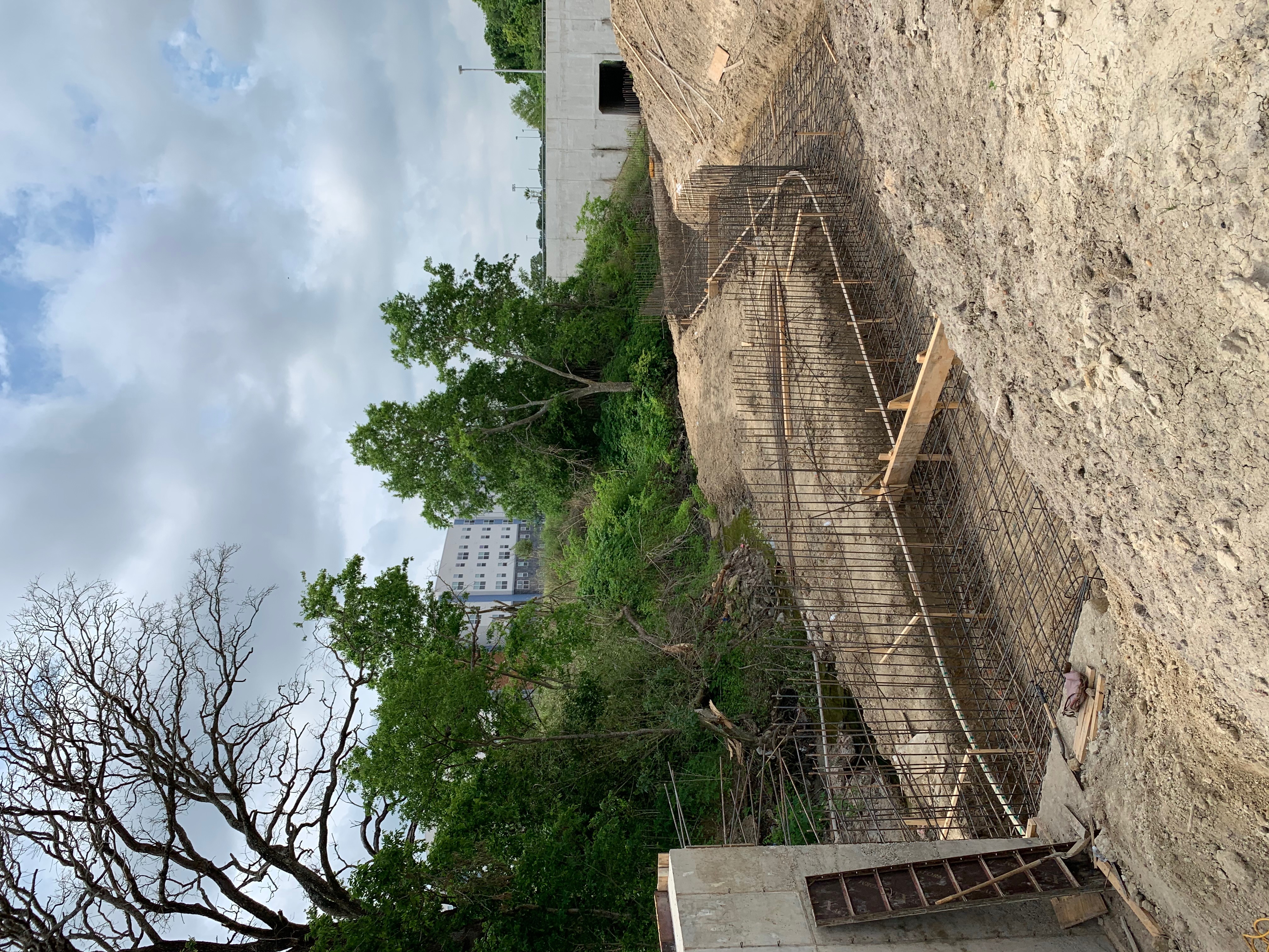 College Station Retention Wall