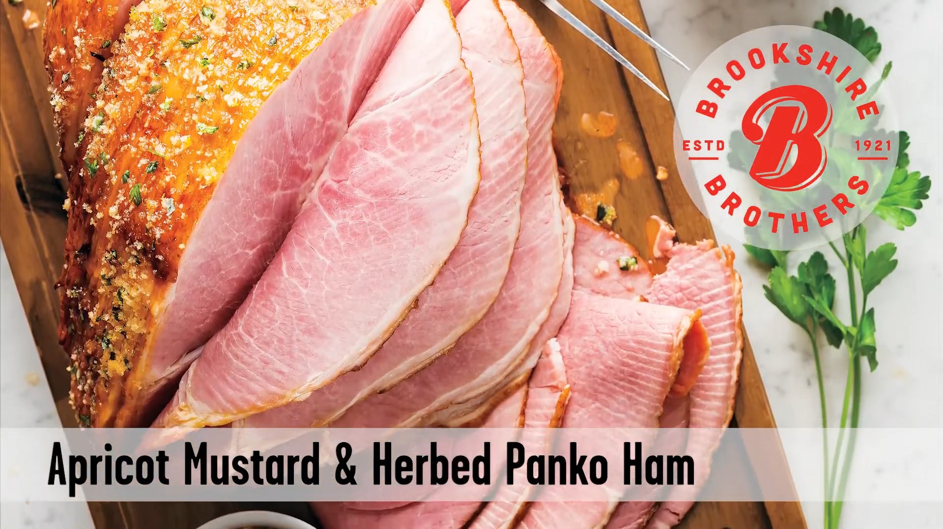 Apricot-Mustard & Herbed Panko Ham