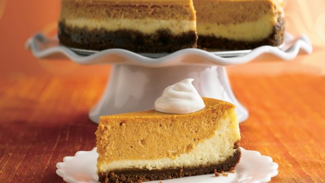 Layered Pumpkin Cheesecake