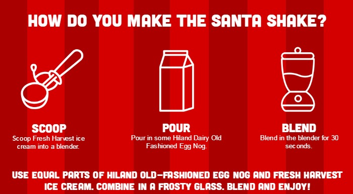 How do you make the Santa Shake