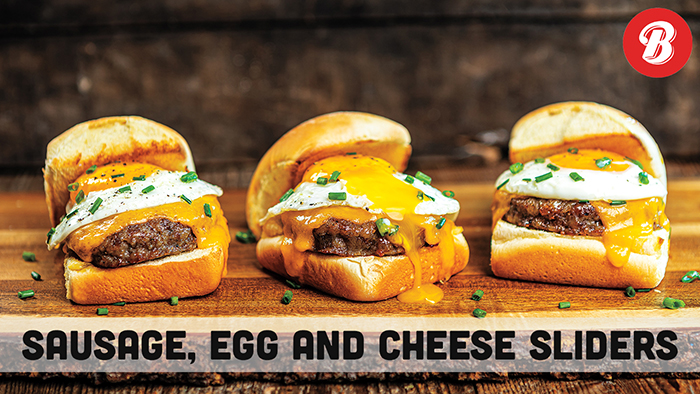 Sausage Egg & Cheese Breakfast Sliders Recipe