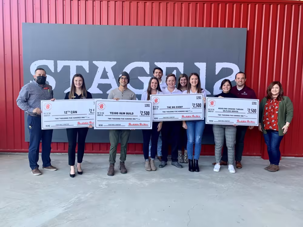 Brookshire Brothers Donates $10,000 to TAMU Student Organizations