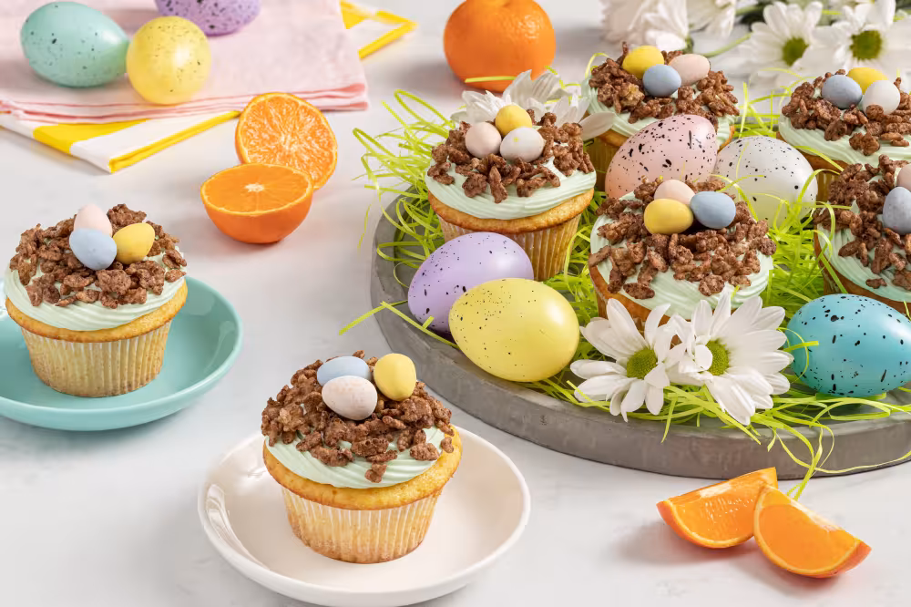 Bird's Nest Cupcakes