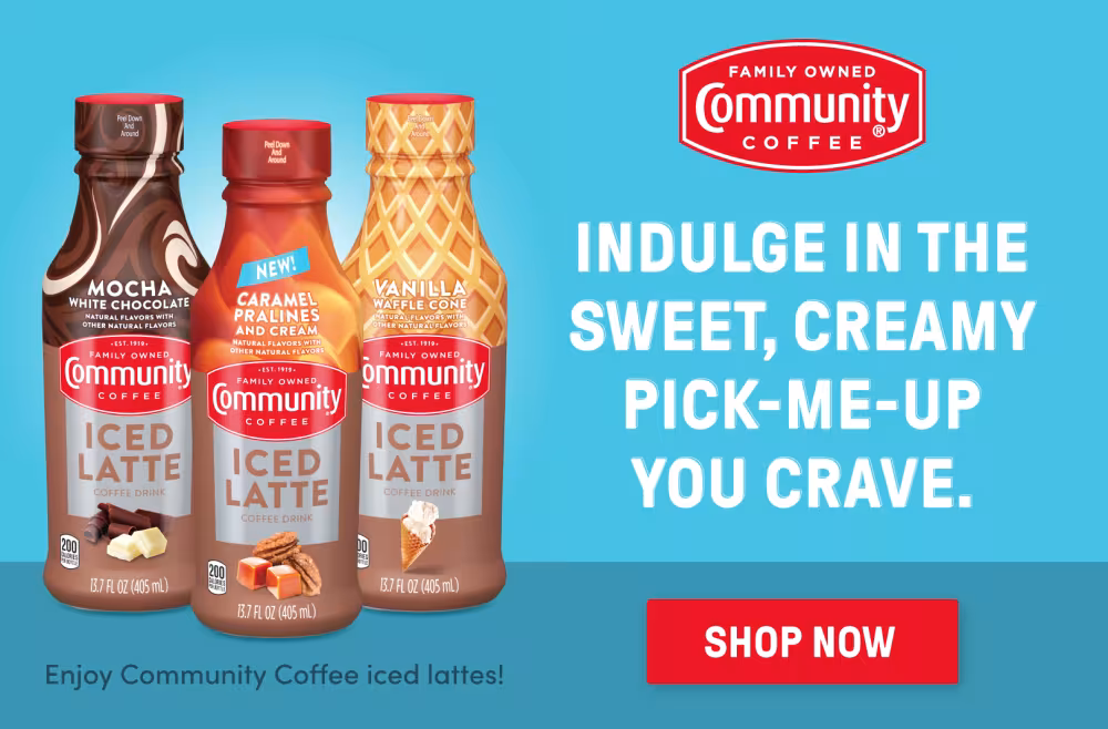 Community Coffee Iced Lattes