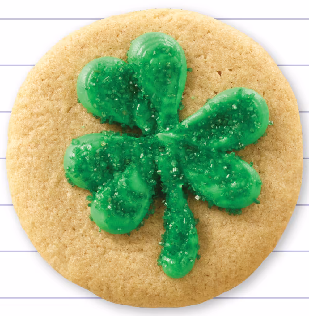 Lucky Clover Cookies