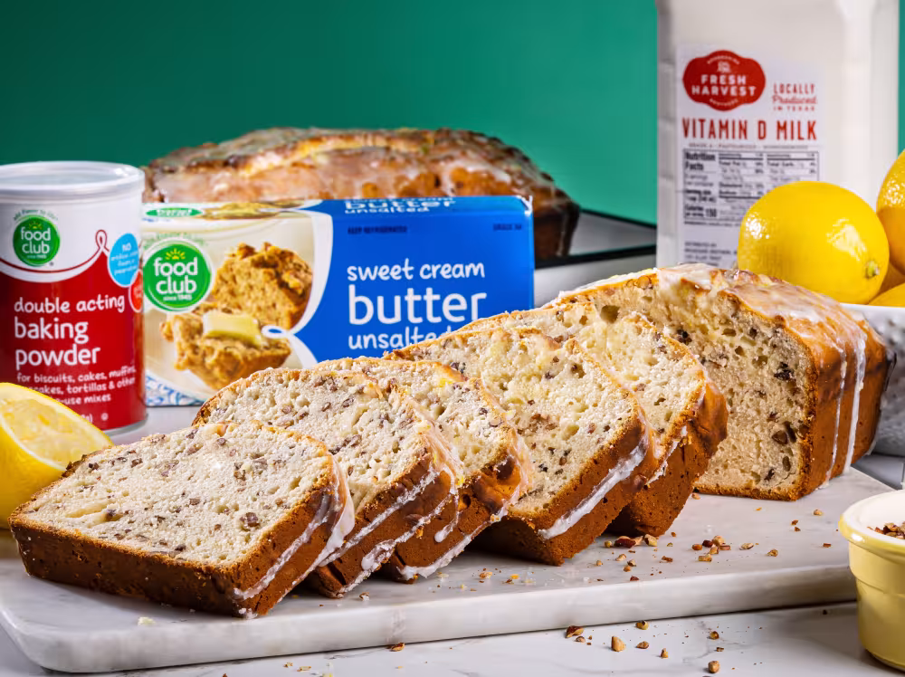 Lemon-Glazed Cream Cheese Loaf