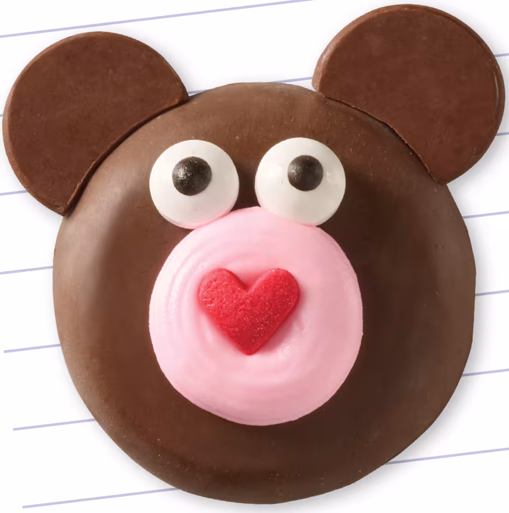 Chocolatey Teddy Bear Cookies