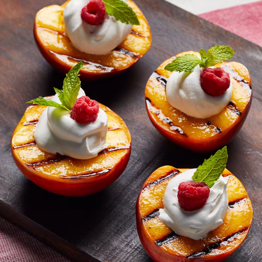 Grilled Dessert Peaches