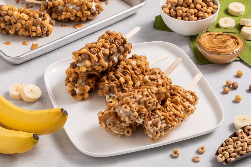 Breakfast Banana Pops