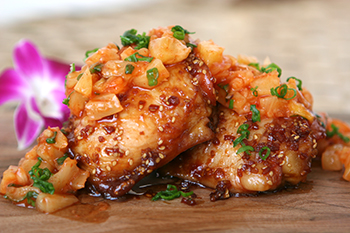 pineapple teriyaki chicken salsa